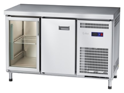 Стол холодильный Abat СХС-70-01 (1 дверь-металл, 1 дверь-стекло, без борта)
