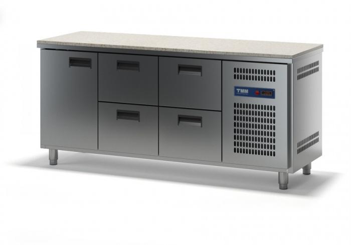 Стол холодильный ТММ СХСБ-К-1/1Д-4Я (1835x700x870)