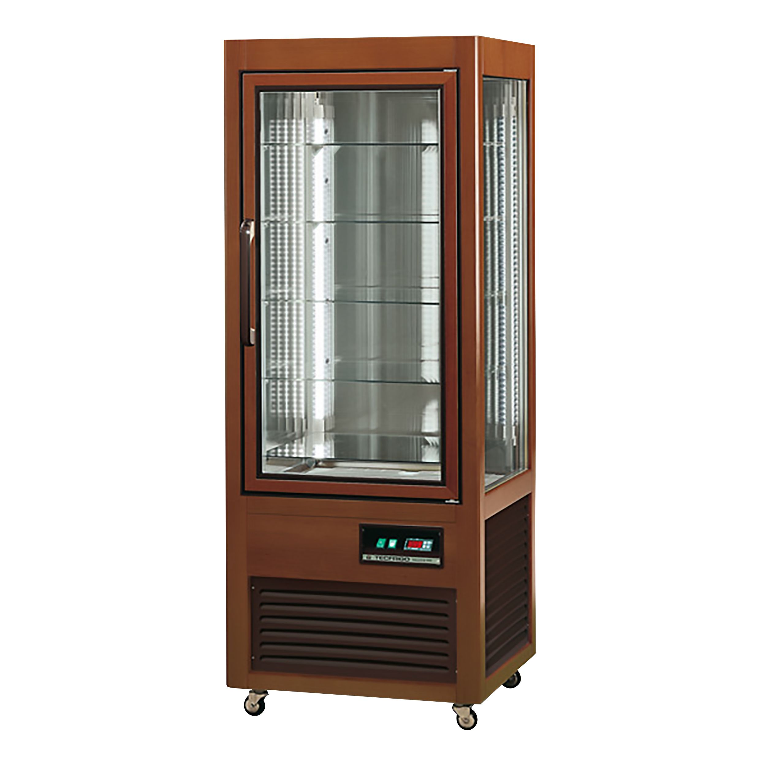 Шкаф кондитерский холодильный TECFRIGO SALOON 505Q темный орех