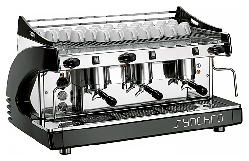 Кофемашина Royal Synchro 3GR Semiautomatic Boiler 14LT серебристая