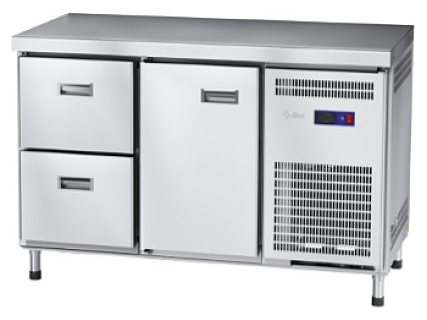 Стол холодильный Abat СХС-60-01 (ящики 1/2, дверь, без борта)