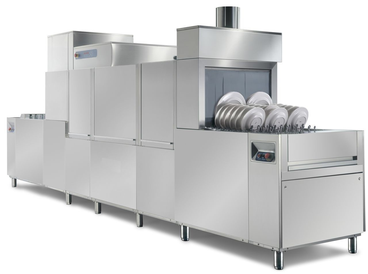 Тоннельная посудомоечная машина Dihr FX 250+FC90/2+EB+L1800+U2200