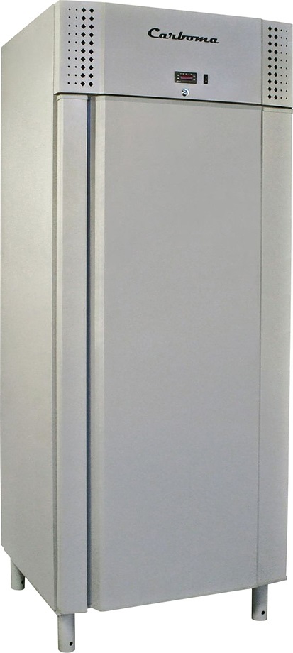 Шкаф комбинированный Carboma RF700 INOX
