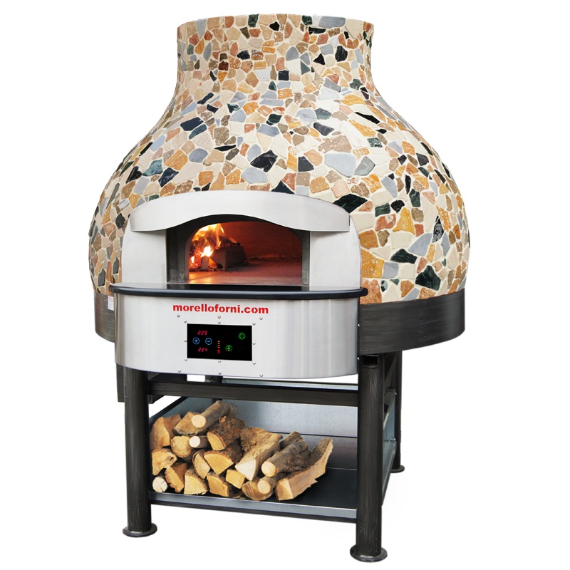 Печь для пиццы Morello Forni  MIXe100 Volcano Mosaico