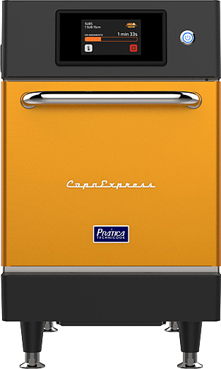 Печь высокоскоростная Pratica Copa Expres﻿s 2 магнетрона оранжевая