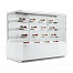 Прилавок холодильный кондитерский ES SYSTEM K CARINA 05 1,4 без боковин без фронтальной панели, внутр. RAL9003