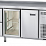 Стол морозильный Abat СХН-70-02 (1 дверь, 1 дверь-стекло, 2 ящика, борт)