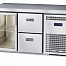Стол холодильный Abat СХС-60-01 (ящики 1/2, дверь-стекло, без борта)